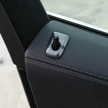

Car Styling Carbon Fiber Color Door Lift Pin Decoration Cover For BMW X5 G05 2019 Interior Doors Bolt Circle Trim Sequins Decals