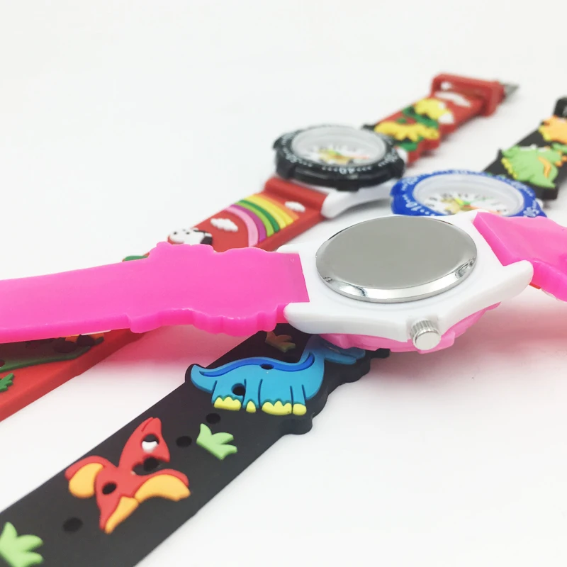 wholesale 3D Jelly Silicone Kids Watches hto fashion girls watches cool boys wristwatches new cartoon clock waterproof children watches 2020 free drop shipping (8)