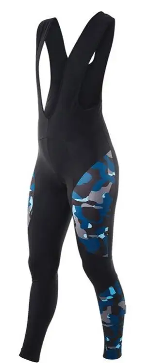 bib pants Wiggins le col велосипедный костюм Джерси с длинным рукавом Зимний флис ropa ciclismo hombre invierno abbigliamento ciclismo invernale - Цвет: bib pants