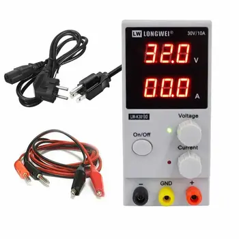 

K3010D Switching Regulated Adjustable DC Digital DC Power Supply Switch Adjustable Lithium Charging Laboratory 30V 10A