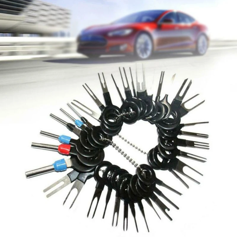 

41 PC Car Terminal Removal Tool Wire Plug Connector Extractor Puller Release Pin