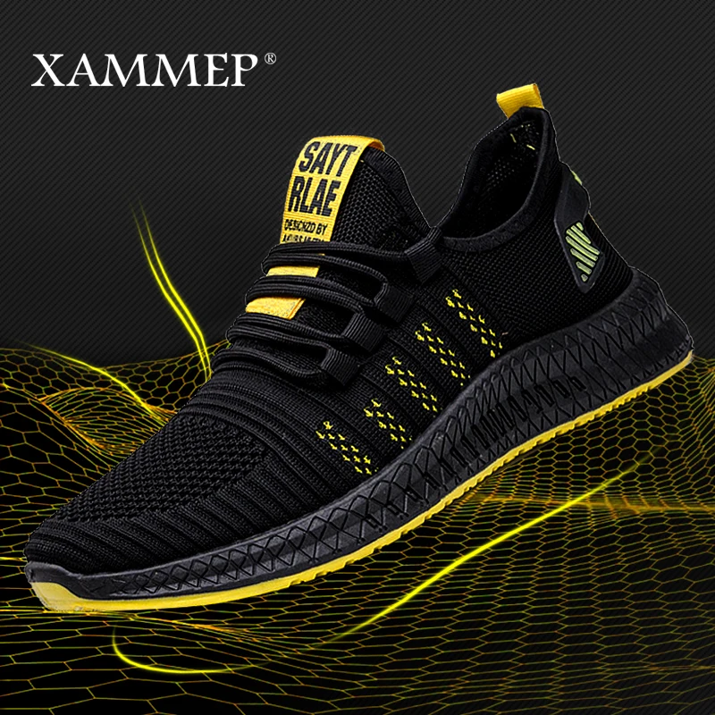 Кроссовки Xammep мужские сетчатые Повседневная дышащая обувь на плоской подошве