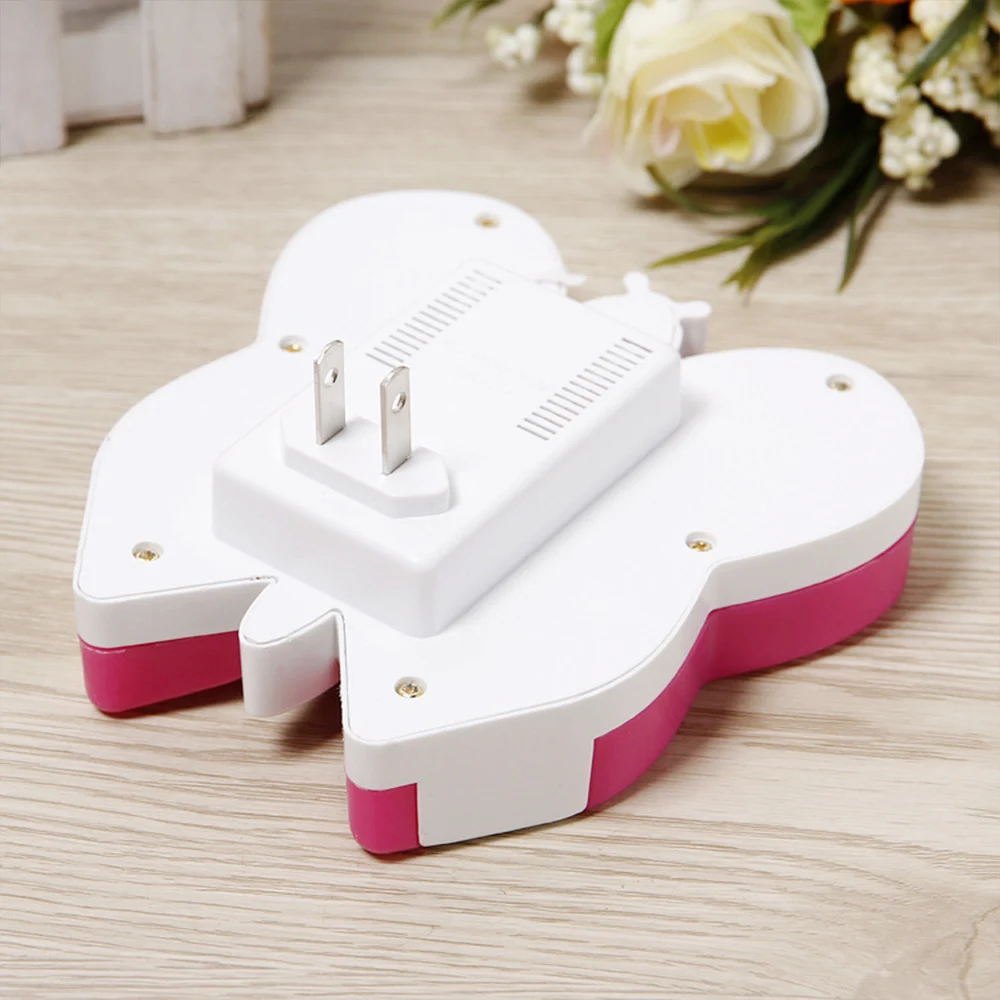 3W AC110V/220 V бабочка многоцветная ловушка для насекомых безголосная мотылька убийца вредителей насекомых УФ лампа комаров лампа Zapper светильник для комаров