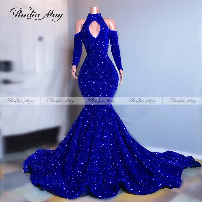 royal blue gowns