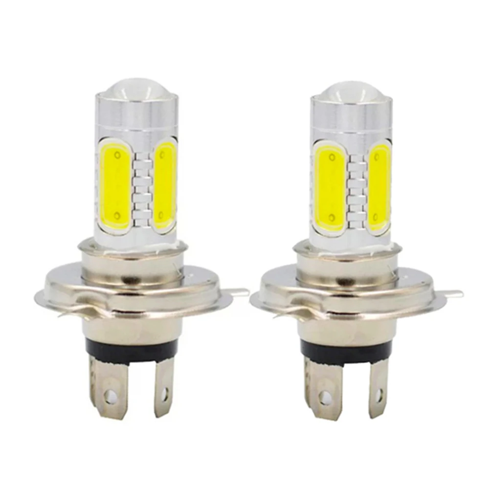 

H4 9003 30W High Power Motorcycle LED Headlight COB Durable Bulb White Hi/Lo Beam 6000K For Moto ATV Accessories