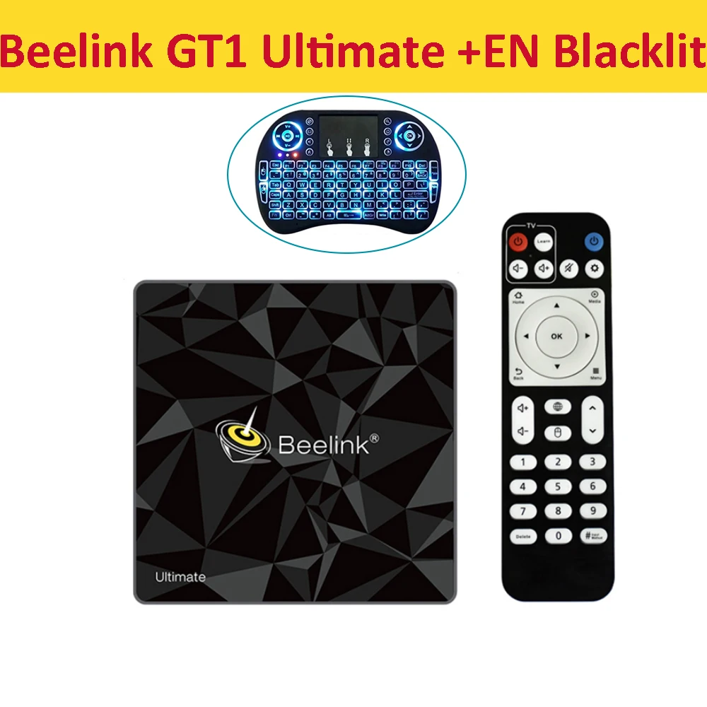 Beelink GT1 Ultimate tv Box 3g 32G Amlogic S912 Восьмиядерный процессор DDR4 2,4G+ 5,8G двойной WiFi Android 7,1 телеприставка медиаплеер - Цвет: GT1 Ultimate EN
