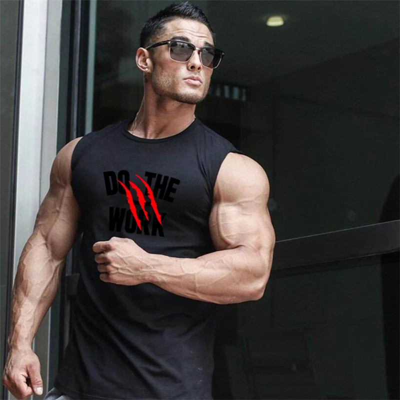 New Brand Bodybuilding Fashion Stringer Tank Tops Men Gyms Casual Sleeveless Shirt Fitness  Workout Clothing Cotton Vest brand fashion stringer tank tops men gyms shirt fitness top clothing bodybuilding sports cotton vest