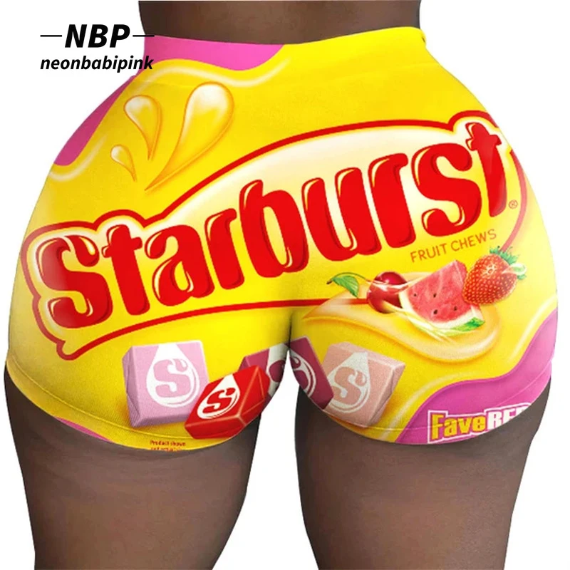 high waisted spandex booty shorts