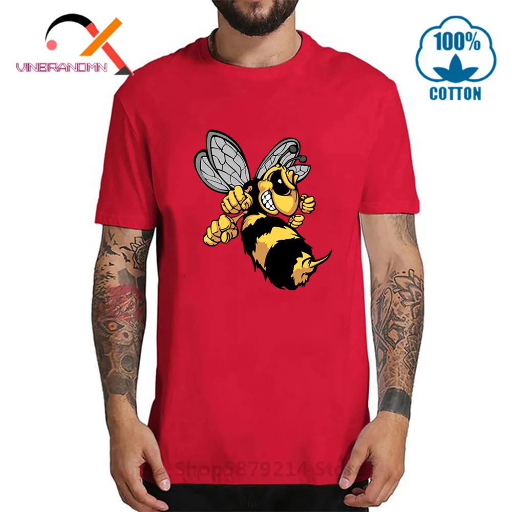 Transformers Beatle oversize Hornet Robot Men T Shirts insect Yellow Bee stab tshirts Funny Amine WASPS bumblebee Clothing Tees | Мужская