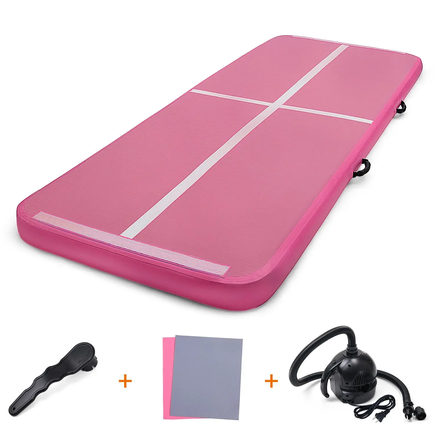 

Gonex 9.84ft Airtrack Tumbling Yoga Mat, Inflatable Gym Mat with Air Pump for Pilate Outdoor Training (Ship from Germany)