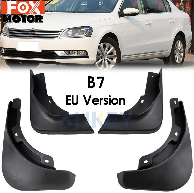 Для европейских VW Passat B7 2011- 2012 2013 спереди и сзади литой автомобиль брызговики брызговик крыло брызговиков