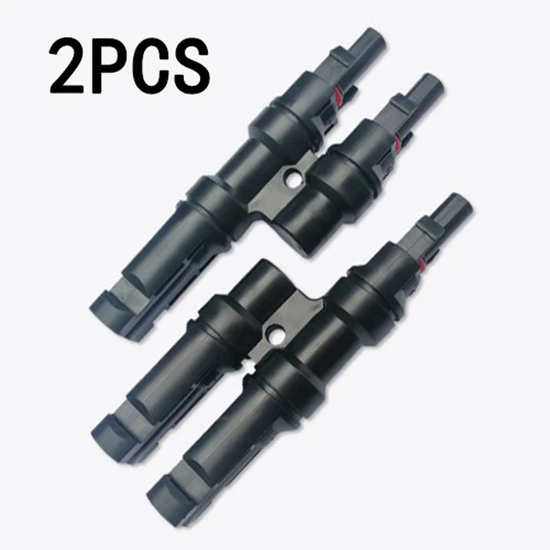 

1 Pair MC4 Solar Panel Cable Connector Y/T Type Three-way Connector Branch tools for Photovoltaic best selling 2019 product