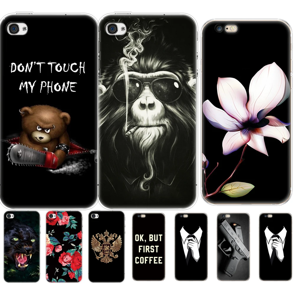 Per Iphone 5S 5S Se 2016 4S 4 Custodia Morbida In Silicone Tpu Cover Per Telefono Per Apple Iphone 6 S 6 S Plus Fundas Paraurti Protettivo Coque