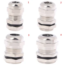 1 шт. нержавеющая сталь покрытие медью, никелем Pg7 Pg9 Pg11 Pg13.5 водонепроницаемый разъем кабельный ввод для крепления кабелей
