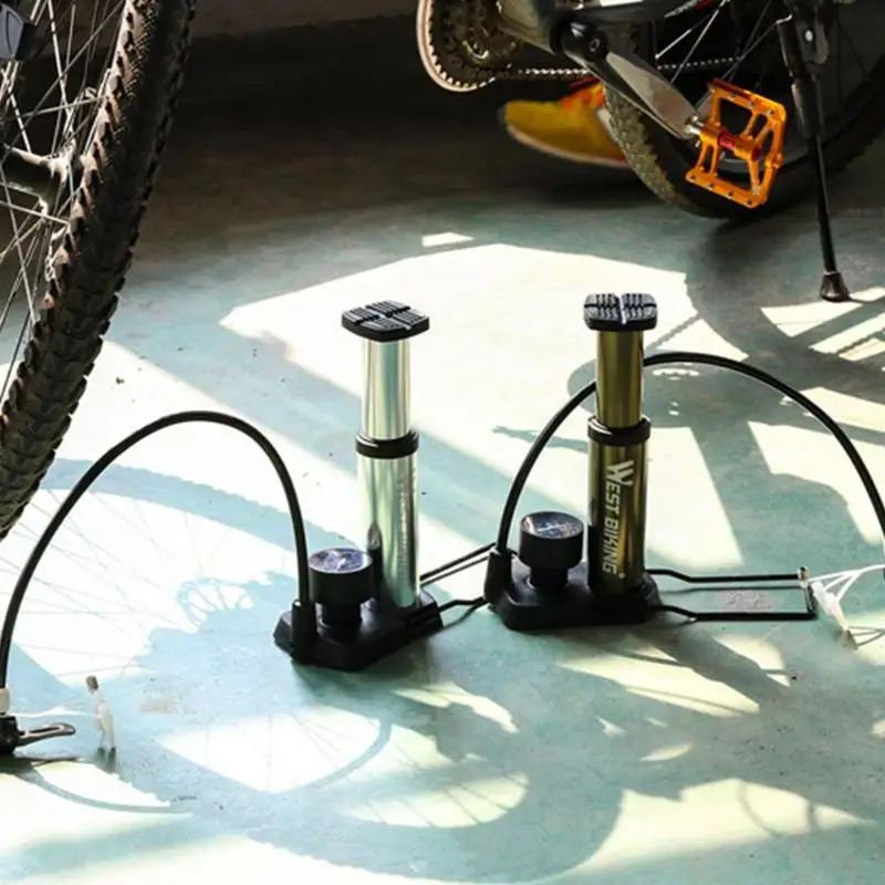 WEST BIKING мини велосипедный насос 120PSI алюминиевый сплав MTB велосипед шин насос