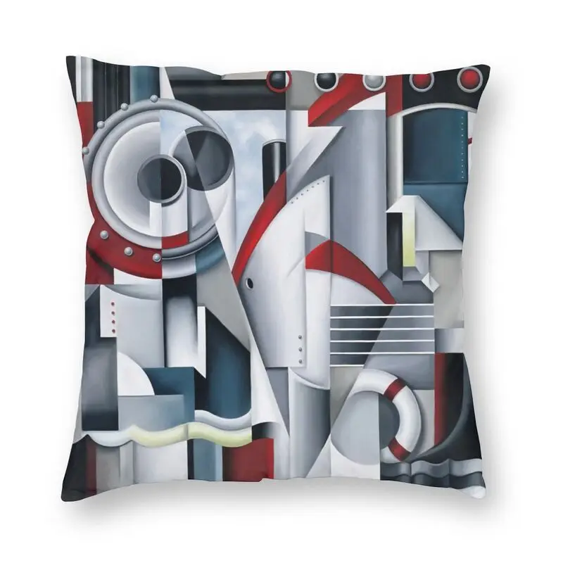 

Catherine Abel Maiden Voyage Cubist Style Pillow Cover Home Decorative Australian Artist Abstract Cushions Throw Pillow for Car