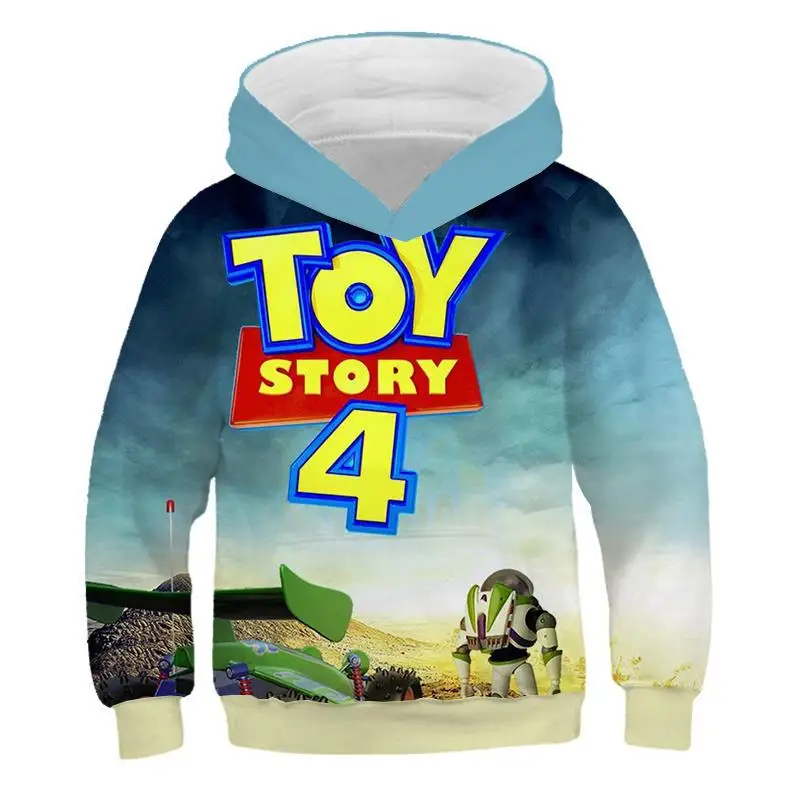 

Woody printing Kids Toy Story 4 3D printing child Hoodie Buzz Lightyear printing Boy/girl Funny clothing Hooded sweatshirt