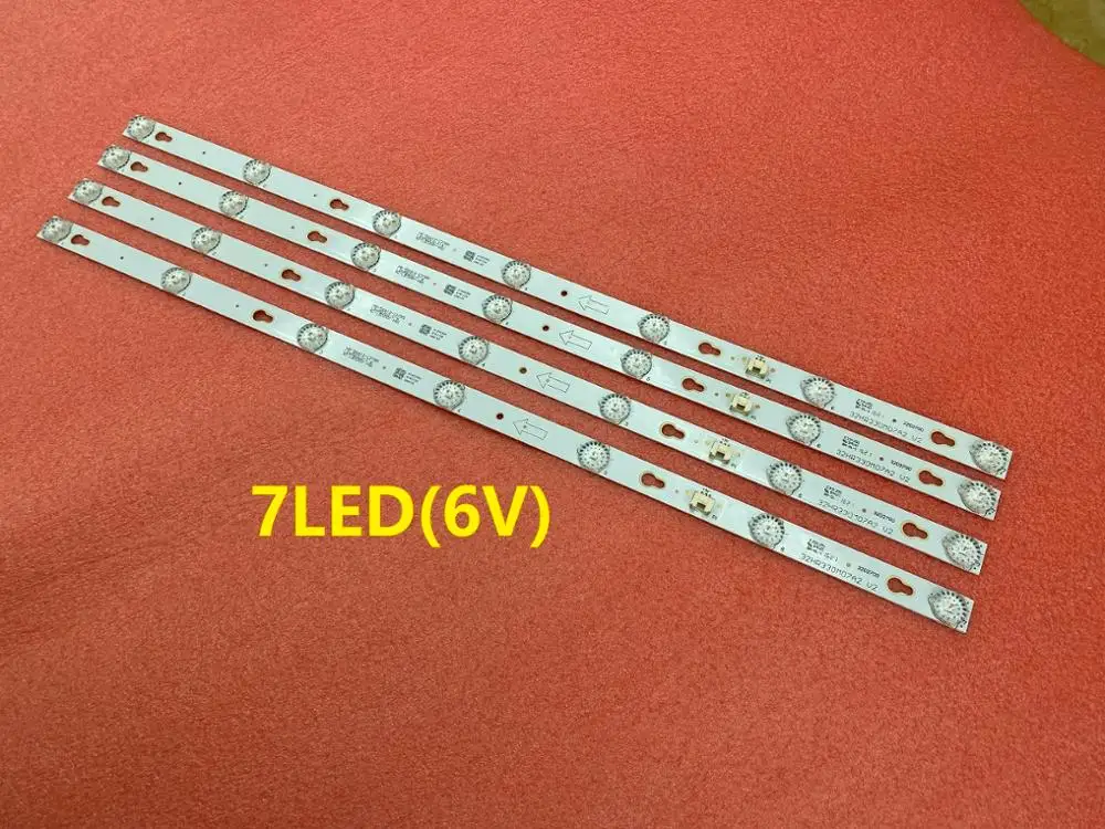 

New 50 PCS/lot 7LED 550mm LED Backlight strip for 32S3750 32HR330M07A2 V2 LVW320CSOT 32D700 HR-56613-12785 YHA-4C-LB320T-YHL