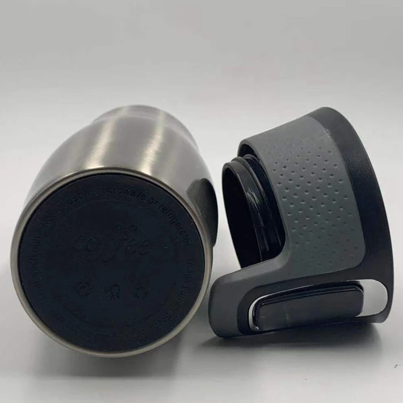 450 мл, чашка для путешествий, горячий кофе, нержавеющая сталь, Вакуумная чашка, кружка, чашка для воды, изоляция, бутылка для чая, автоматическая чашка