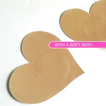 Сексуальная 1 пара(2 шт)/большая форма сердца, накладки на соски-8 цветов-не чувствительный клей с мягким сексуальным опытом