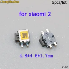 ChengHaoRan для Xiaomi m2 маленький 4 ножной переключатель 2 поколения Кнопка питания внутренний переключатель 4,8*4,6*1,7 мм набор из 5