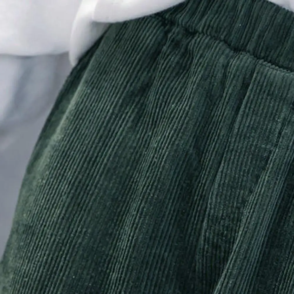 Модные брюки женские осенние и зимние вельветовые Джеггинсы свободные со средней талией с карманами шаровары Новые Брендовые женские брюки уличная одежда