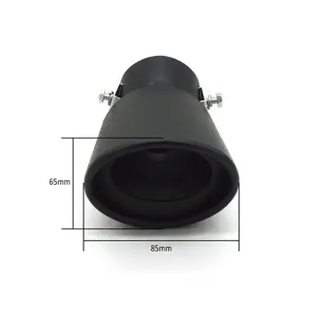 

Tail Exhaust Pipe Throat Matte Black Accessory Parts Exhaust Pipe 62mm