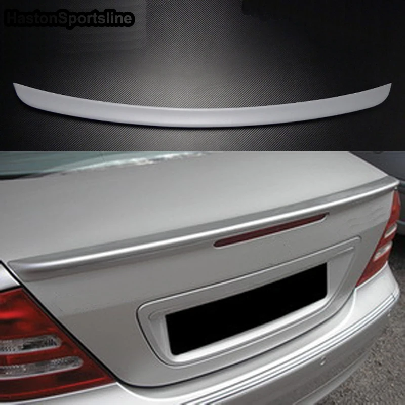 For Mercedesbenz W203 AMG Style Unpainted Primer Rear Trunk Spoiler