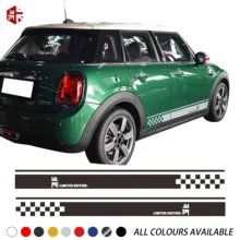 ^#Cheap 2X Union Jack Styling Car Door Side Stripes Skirt Sticker Limited Edition Body Decal For MINI Cooper One F55 JCW Accessories ^#Cheap 2X Union Jack Styling Car Door Side Stripes Skirt Sticker Limited Edition Body Decal For MINI Cooper One F55 JCW Accessories