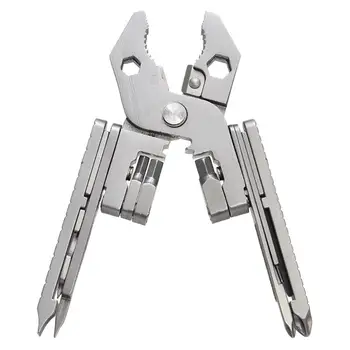 

25 in 1 Practical Multi-functional Pliers Stainless Steel Durable Wire Stripper Cutter Instrument Portable Folding Screwdriver