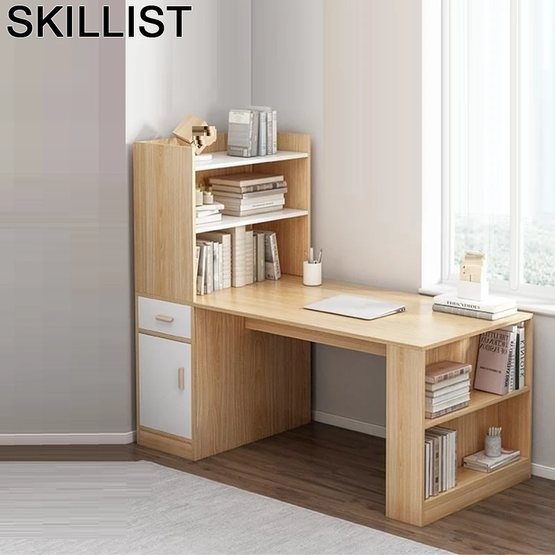 

Bed Schreibtisch Standing Furniture Tafel Escrivaninha Office Desk Laptop Stand Bedside Computer Tablo Table With Bookcase