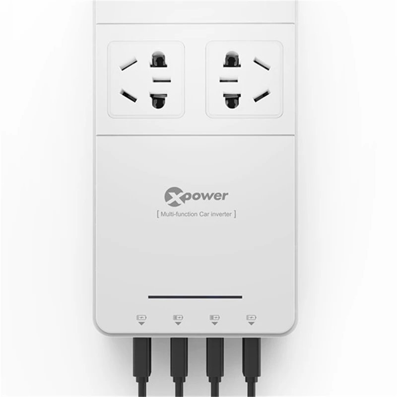 Многофункциональный автомобильный инвертор 12 В 220 В DC В AC инверсор 12 В 220 В Авто преобразователь напряжения с воздухоочиститель автомобиля, работающий через USB зарядное устройство