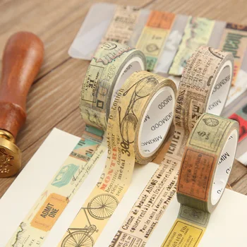 

15mm*7m Retro series Bullet Journal Washi Tape Adhesive Tape DIY Scrapbooking Sticker Label Masking Tape