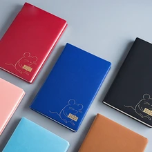 Agenda ежедневник планировщик A5 планировщик кожаный Органайзер журнал Еженедельный ежемесячный дорожный Блокнот Школа,1-,12 D40