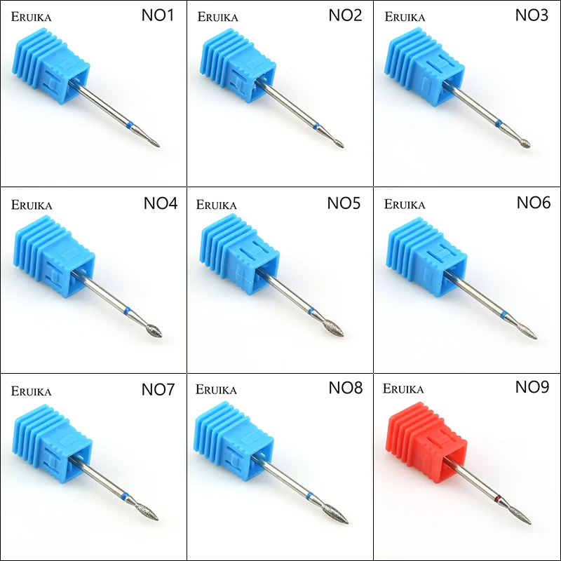 Nail Drill Bits Diamond Burs Cuticle Remover Bit 29 Types Electric Milling Burr For Manicure Machine Tools