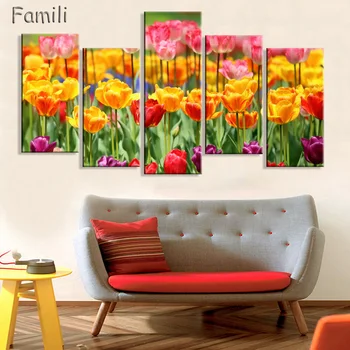 

5pcs Canvas painting poster pictures quadro cuadros decoracion quadros painting home decor posters wall pictures living room