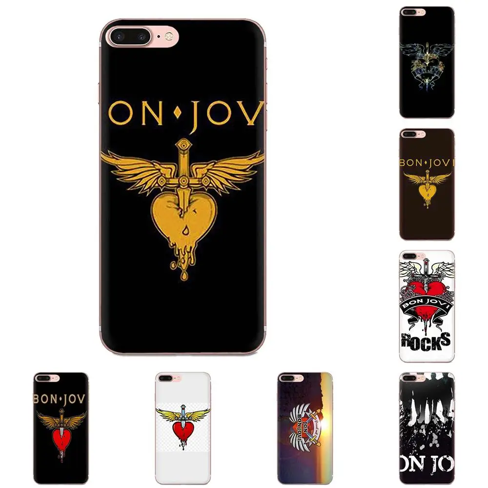 Мягкие чехлы Bon Jovi Rock для Galaxy J1 J2 J3 J330 J4 J5 J6 J7 J730 J8 2015 2016 2017 2018 mini Pro | Мобильные