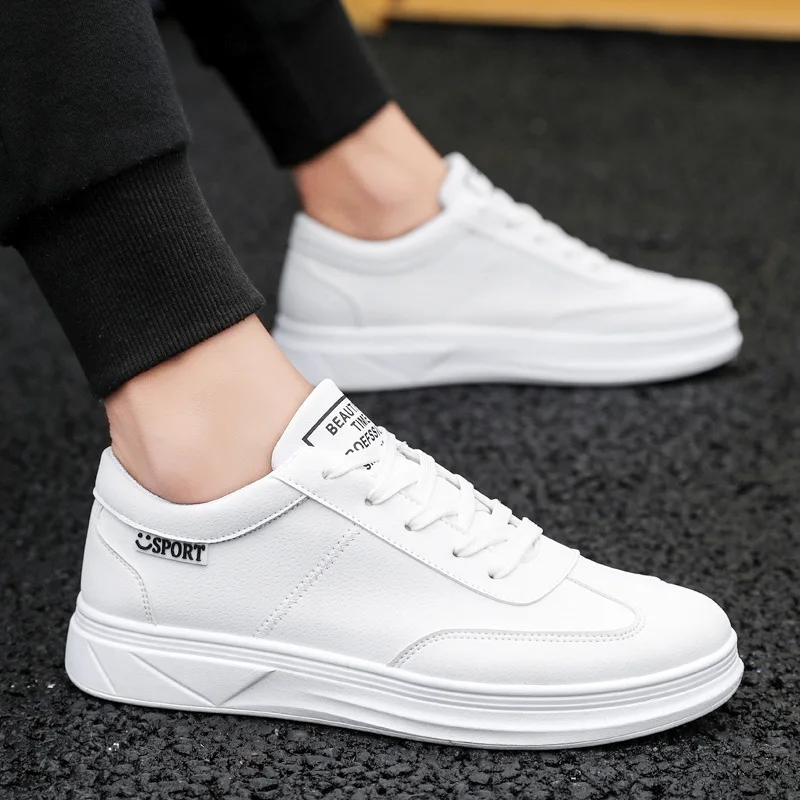 

Spring White Shoes Men's 2019 New Style Korean-style Trend Versatile Couples Casual Sports Network Red Shoe Trendy Shoes Sneaker