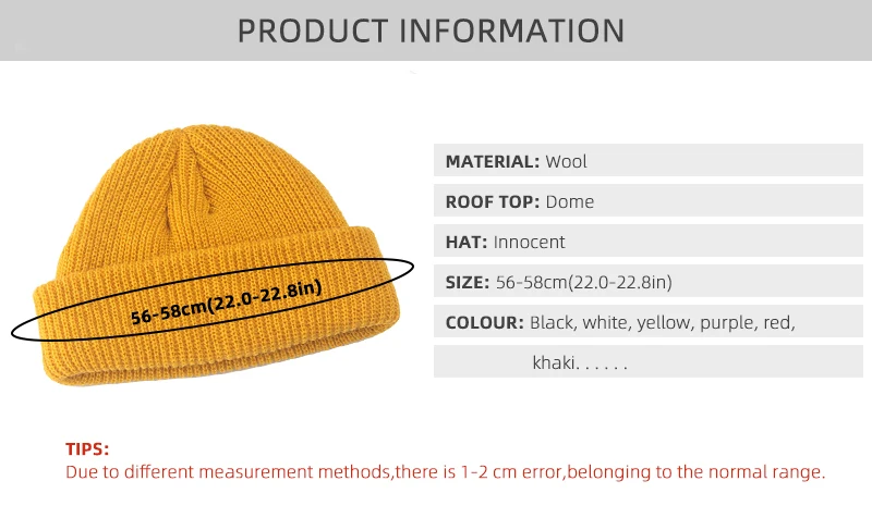 winter toque Solid Color Warm Knitted Brimless Hat Men Beanies Winter Autumn Hip Hop Skullcap Street Men Beanie Unisex Melon Cap Women Male best beanies