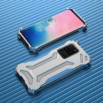 

Hollow Out Case for Samsung Galaxy S20 S20 Plus Heavy Duty Armor Metal Aluminum Case For Samsung S20 Ultra Shockproof Back Cover