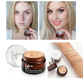 

It Cosmetics BYE BYE Under Redness Face Concealer Cream Make Up Base Long Lasting Makeup Face Makeup Foundation