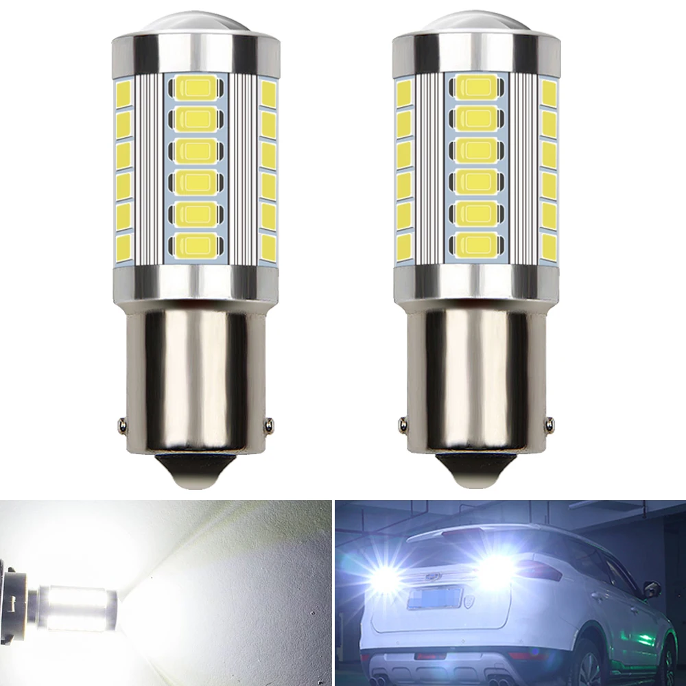 Светодиодная лампа Canbus P21W 1156 BA15S 2 шт. для Mercedes Benz AMG CLA W203 W211 W204 W210 W124 W212 W202
