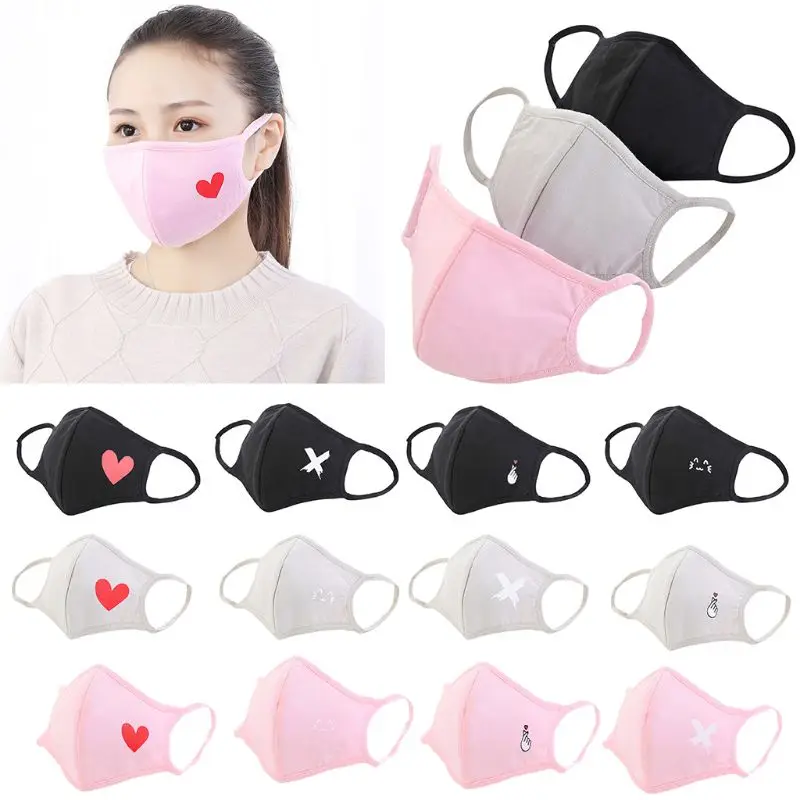 Модная персональная хлопковая маска милые Мультяшные стерео дышащие маски для мужчин и женщин