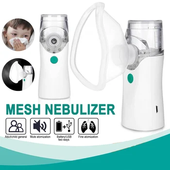 

Nebulizer Handheld Asthma Inhaler Atomizer Health Care Mini Portable USB Rechargeable Ultrasonic Mesh Nebulizer