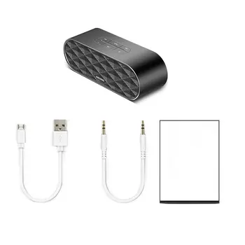 

Portable Speaker TF USB Player Hi-Fi Dual Loudspeakers Computer Subwoofer Wireless Speakers For Mobile Phone