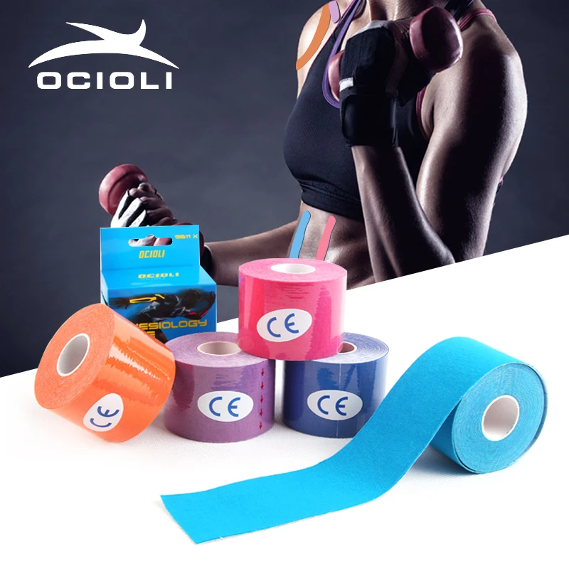 5Rolls Kinesiology Tape Athletic Tape Muscle Sport Recovery Tape