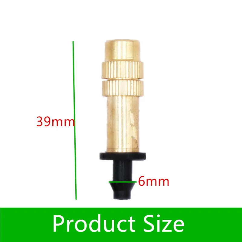 5-50m Brass Sprinkler Adjustable Nozzles Irrigation System Portable Misting Watering Garden Hose Spray Watering Kits