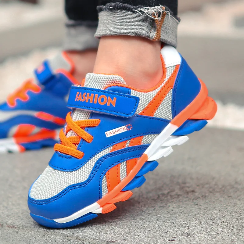 

Hot Selling BOY'S Velcro Dual-Network CHILDREN'S Shoes 2019 New Style Anti-slip Children Sports Shoes Household Outdoor Casual S