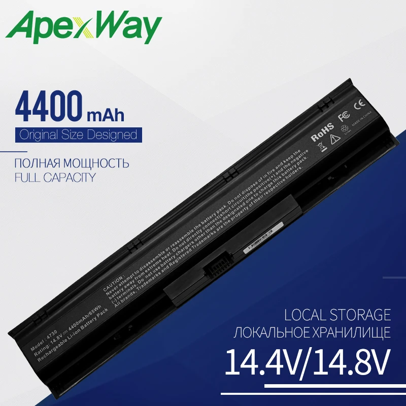 Apexway 4400 мАч 8 ячеек ноутбука Батарея для hp ProBook 4730S 4740S HSTNN-I98C-7 HSTNN-IB2S HSTNN-LB2S 633734-141 PR08 QK647AA