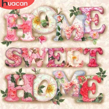 

HUACAN 5D Diamond Painting Cartoon Home Decoration Full Square Drill Embroidery Rhinestone Picture New Arrival